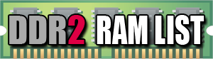 DDR2 RAM List